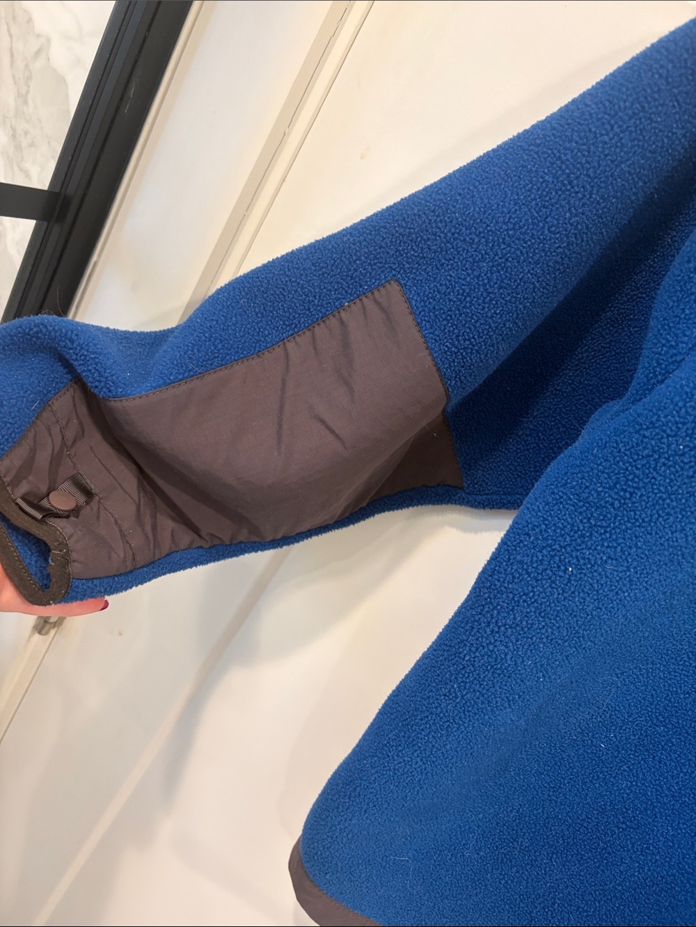 The North Face Blue and Gray Kids' Fleece Jacket - Picture 4 of 5